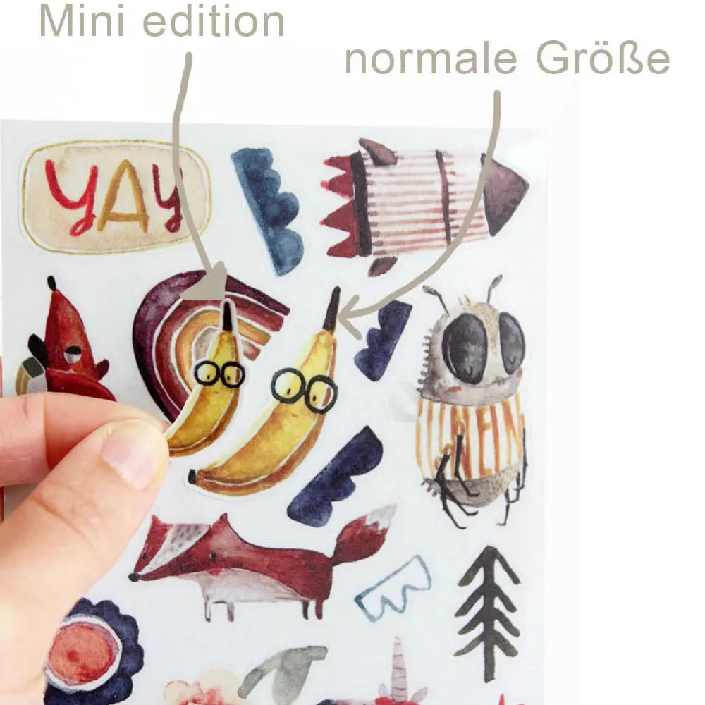 Halfbird: Reflektierende Aufkleber "Mini Edition"
