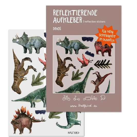 Halfbird: Reflective stickers "Dino"