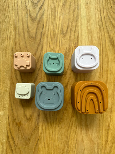 Gobelets empilables Liewood | Silicone (recyclé)