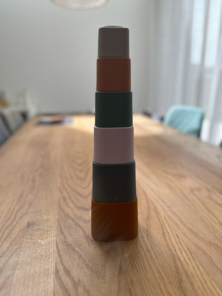 Gobelets empilables Liewood | Silicone (recyclé)