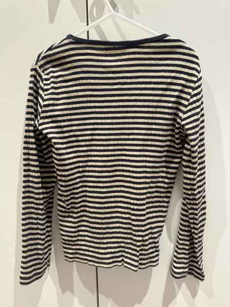 Sweat-shirt WHEAT "rayures bleues" | Taille 122