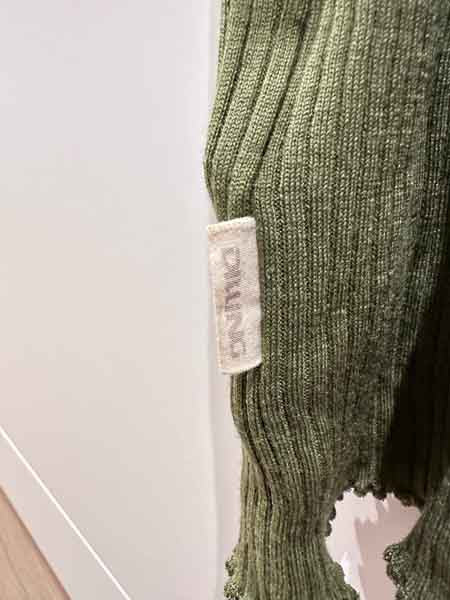 Robe Dilling "Kaki" en 100 % laine mérinos | Taille 92