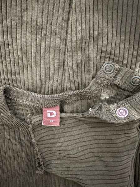 Robe Dilling "Kaki" en 100 % laine mérinos | Taille 92