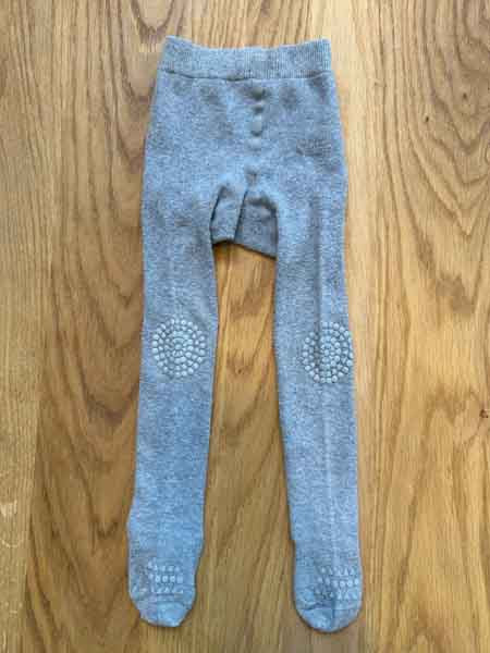 GoBabyGo tights "non-slip" | 12-18 months | grey