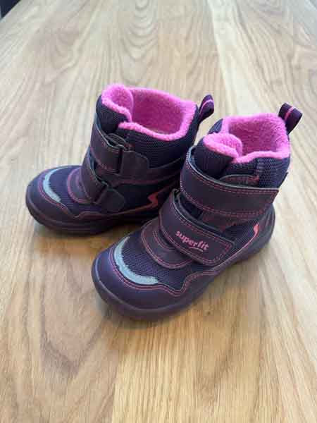 Bottes d'hiver Superfit "Violett" | Taille 24 | Gore-Tex