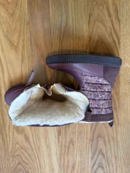 Bottes d'hiver WHEAT "Koa High Tex Inside Zip" | Taille 32 | Lilas fleuri