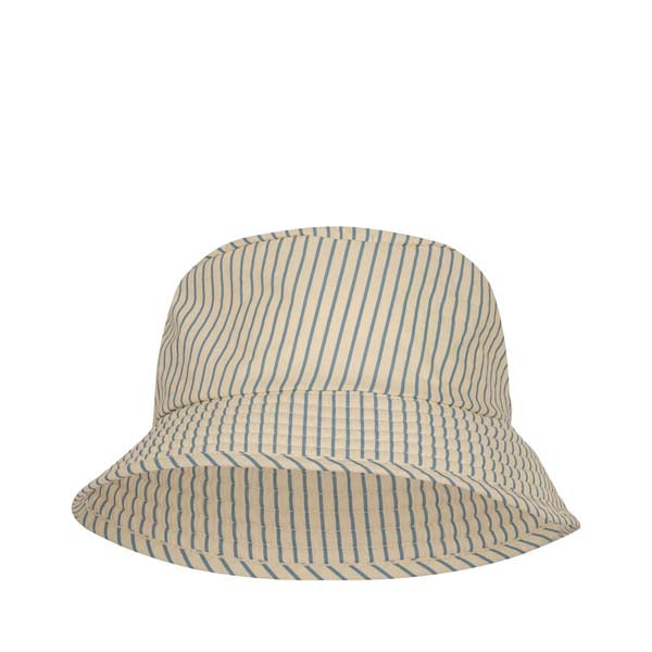 Konges Sløjd : Chapeau de soleil anti-UV "Stripe Blue" | Ligne Asnou