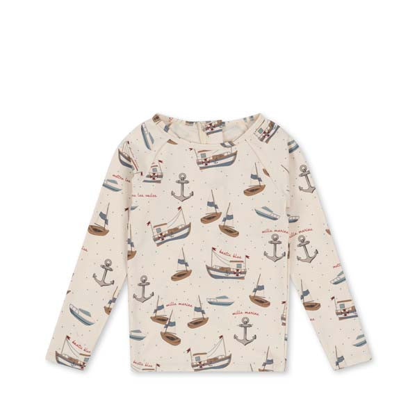 Konges Sløjd : T-shirt anti-UV "Aster" Sail Away
