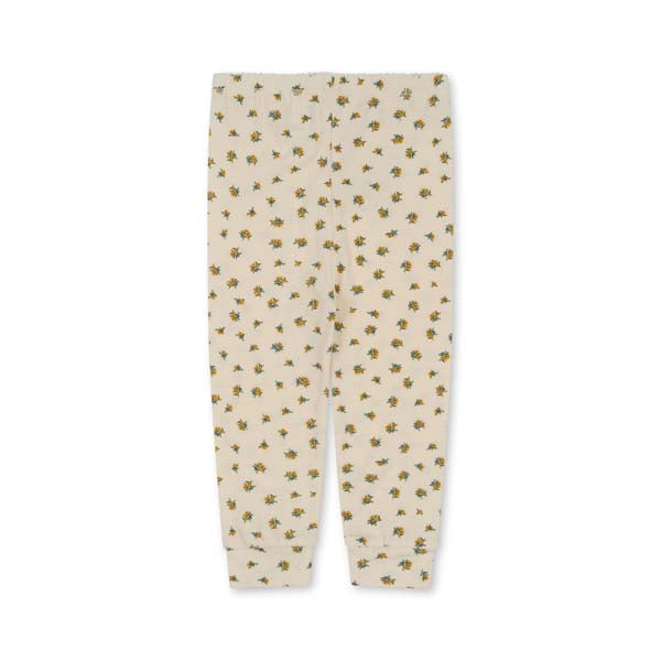 Konges Sløjd : Pantalon en jersey "Peonia Limone"