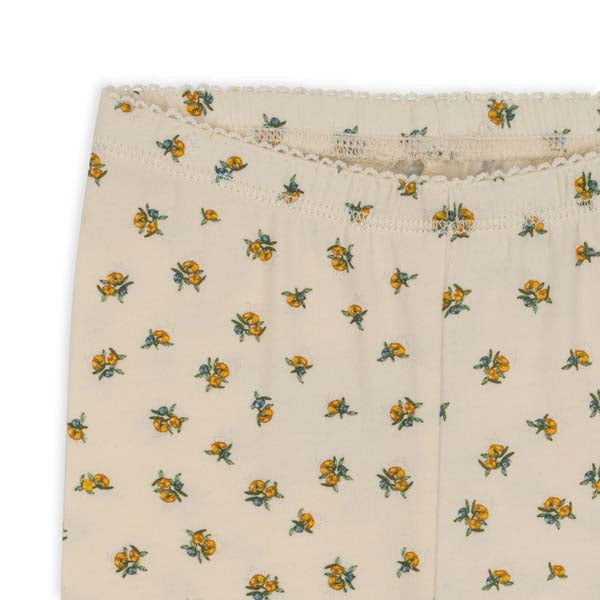 Konges Sløjd : Pantalon en jersey "Peonia Limone"