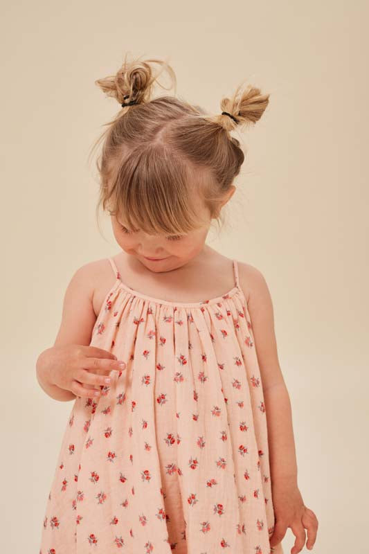 Konges Sløjd : Robe d'été "COCO STRAP DRESS" | Pivoine
