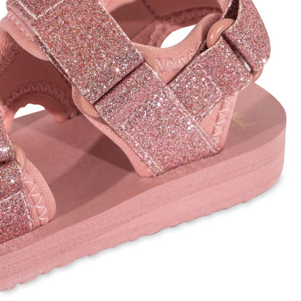 Konges Sløjd : Sandales "Glitter" | Rose