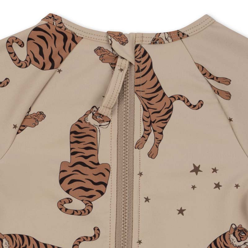 Konges Sløjd : T-shirt anti-UV "Aster" Tigre