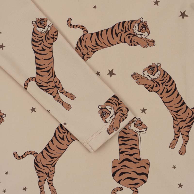 Konges Sløjd : T-shirt anti-UV "Aster" Tigre