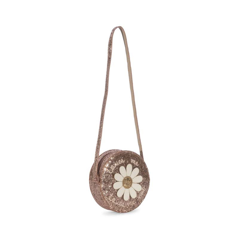 Konges Sløjd : Sac "Daisy" Rose Camée Pailleté