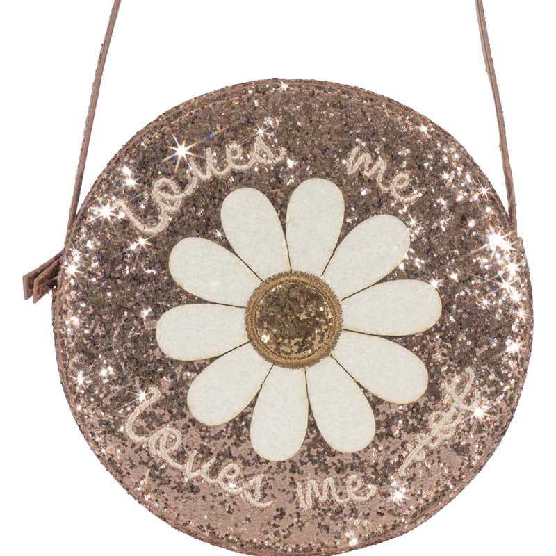 Konges Sløjd : Sac "Daisy" Rose Camée Pailleté
