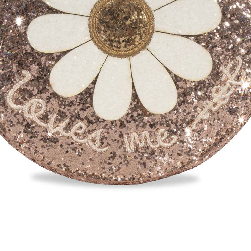 Konges Sløjd : Sac "Daisy" Rose Camée Pailleté
