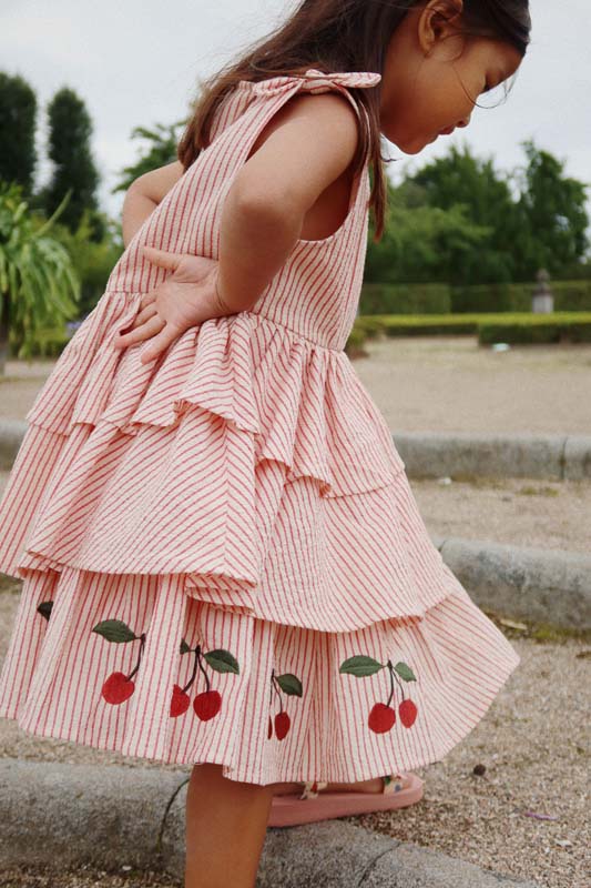 Konges Sløjd : Robe Ellie "Amour Stripe"