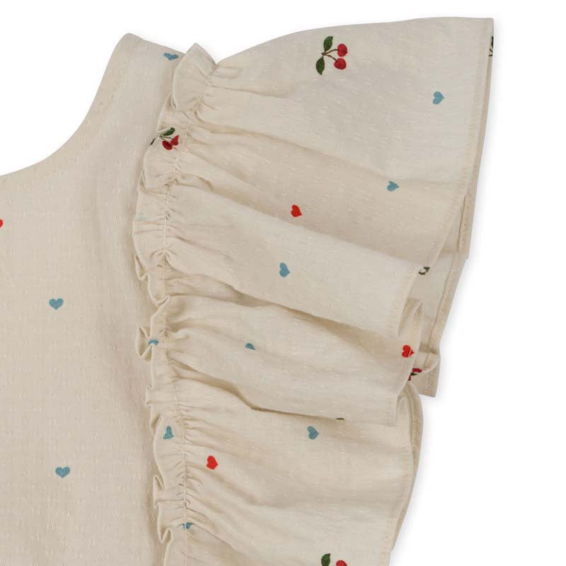 Konges Sløjd : Robe Evia Bow "Cherry Coeur"