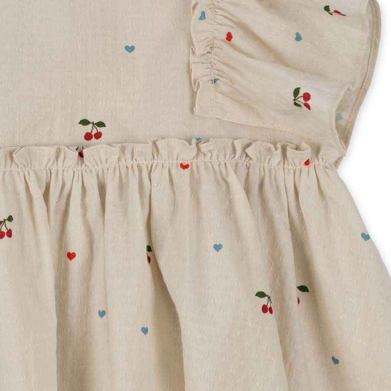 Konges Sløjd : Robe Evia Bow "Cherry Coeur"
