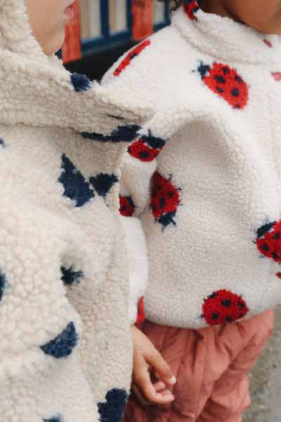 Konges Sløjd : Veste en teddy "Jody" Coccinelle Sable