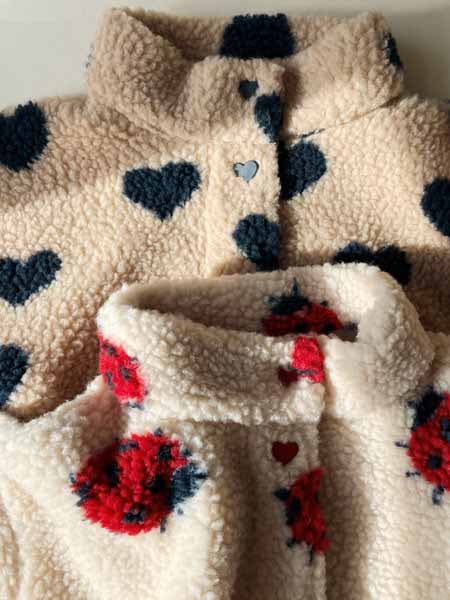 Konges Sløjd : Veste en teddy "Jody" Coccinelle Sable