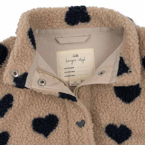 Konges Sløjd : Veste en teddy "Jody" Coeur Eclipse