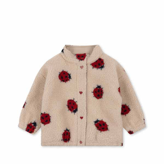 Konges Sløjd: Teddy jacket "Jody" Ladybug Sand