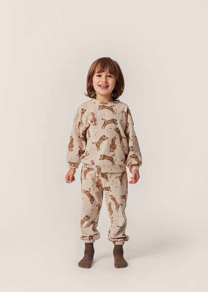 Konges Sløjd : Sweat-shirt "Itty" Tigre Sable