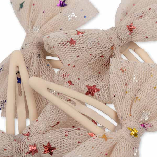 Konges Sløjd : Lot de 4 barrettes à cheveux pour enfants "Tulle"