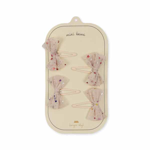 Konges Sløjd : Lot de 4 barrettes à cheveux pour enfants "Tulle"