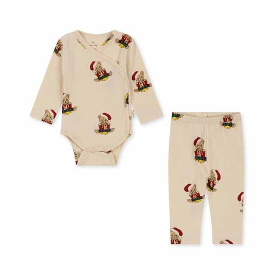 Konges Sløjd: Newborn set "Christmas Teddy"