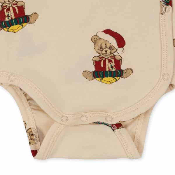 Konges Sløjd : Ensemble nouveau-né "Christmas Teddy"