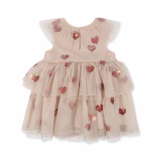 Konges Sløjd: Fairy-Kleid "Yvonne" Coeur Sequins
