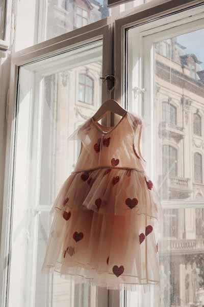 Konges Sløjd : Robe de fée "Yvonne" Coeur Sequins