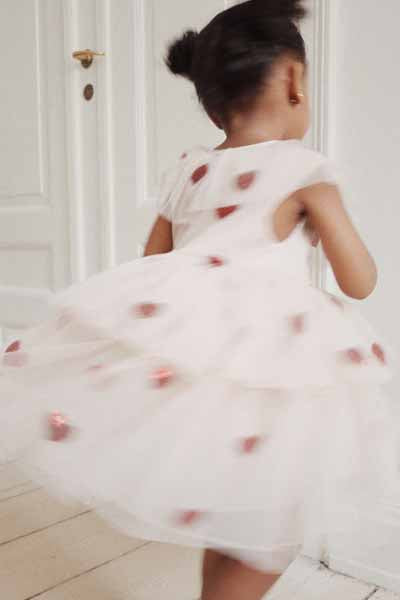 Konges Sløjd : Robe de fée "Yvonne" Coeur Sequins