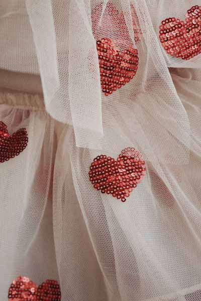 Konges Sløjd : Robe de fée "Yvonne" Coeur Sequins
