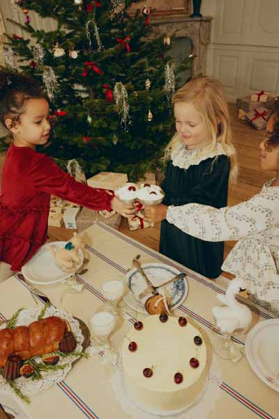 Konges Sløjd : Robe "Jingle" Rouge vif