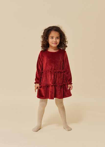 Konges Sløjd : Robe "Jingle" Rouge vif