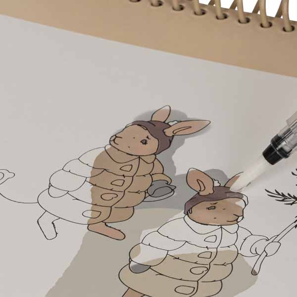 Konges Sløjd : Livre de coloriage magique à l'eau "Noël"