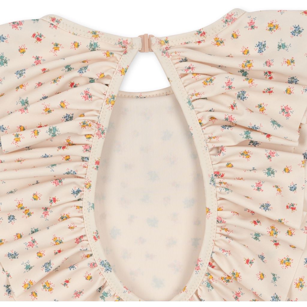 Konges Sløjd : Maillot de bain Manuca LS Frill "Bloomie Sprinkle"