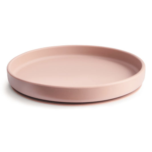 Mushie: Silicone plate classic "Blush" with suction cup