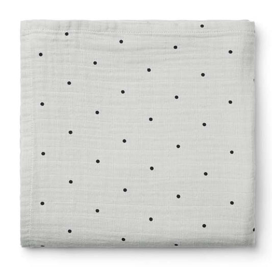 Liewood: Nuschi "Ben" Classic dot dumbo gray | 110x110cm