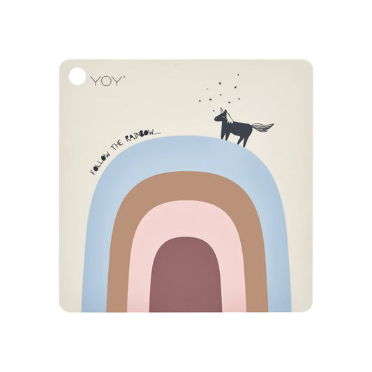 Oyoy: Children's placemat "Follow the Rainbow"
