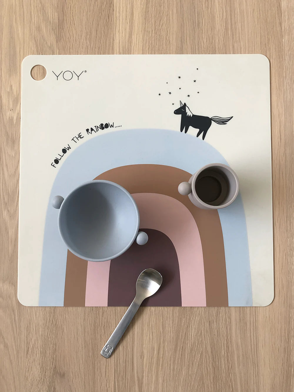 Oyoy : Set de table pour enfant "Follow the Rainbow"