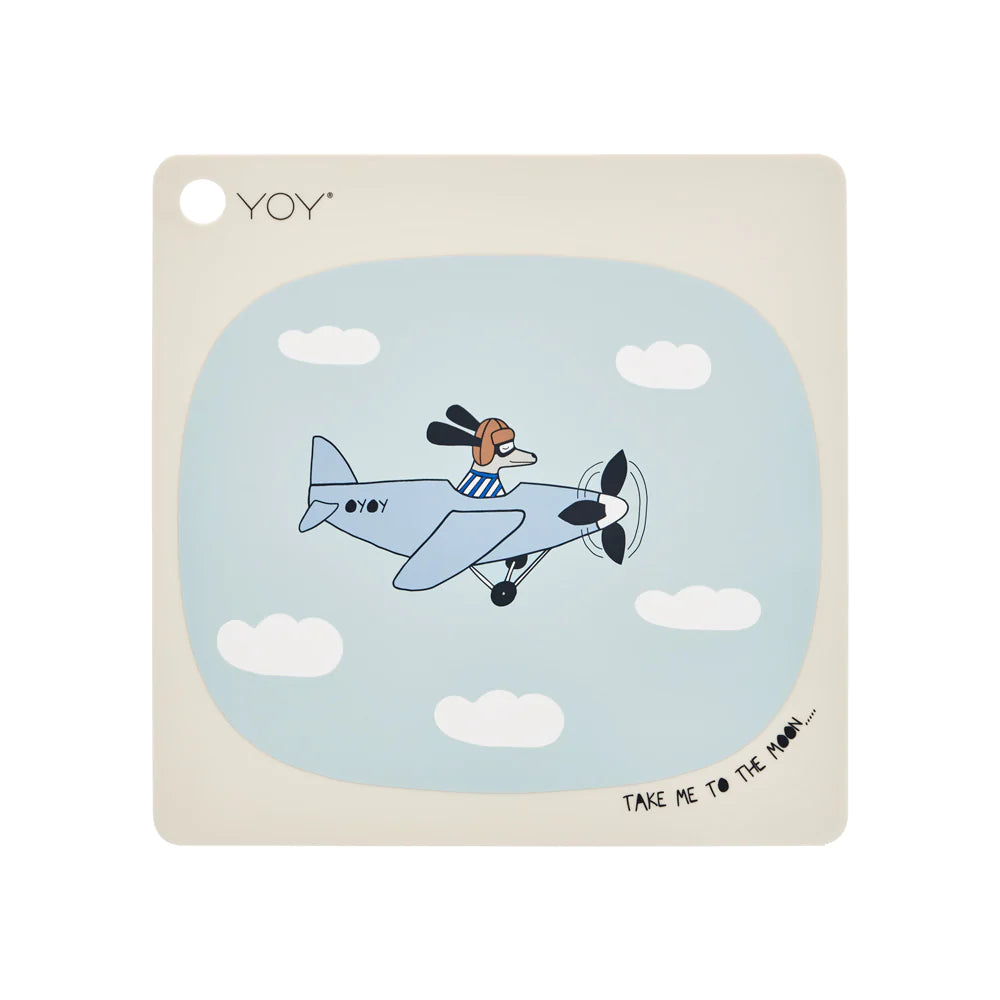 Oyoy : Set de table pour enfant "Emmène-moi sur la lune"