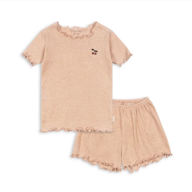 Konges Sløjd : T-shirt et short "Cameo Rose" | Ensemble de 2 pièces Roli