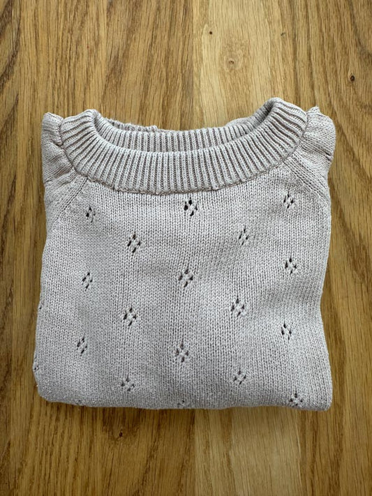 WHEAT: Long-sleeved knitted sweater | Size 98