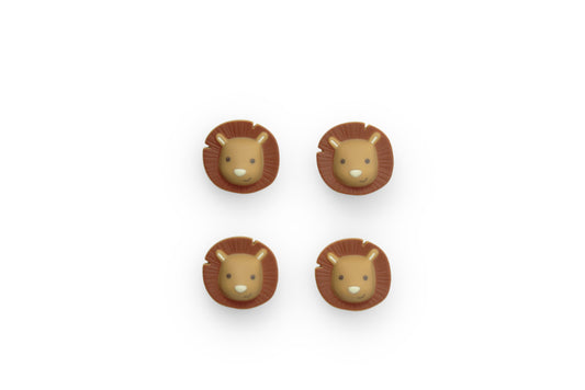 Atelier Pierre Junior: Hakuna Lion Magnets | Brown