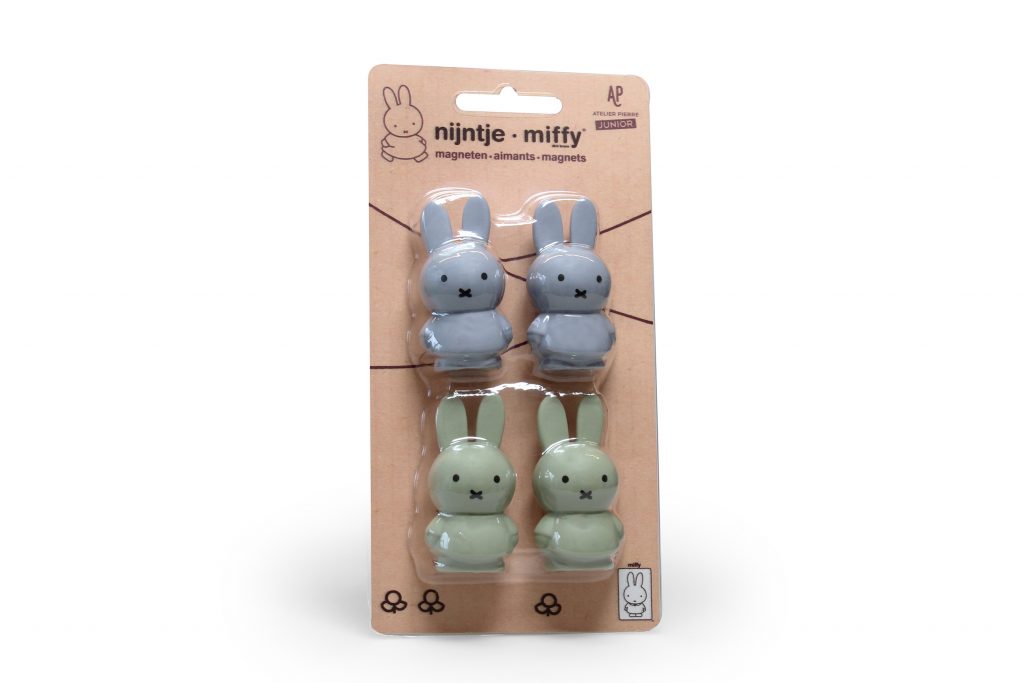 Atelier Pierre Junior: Miffy Magnete | Silver Blue & Eucalyptus